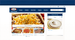 Desktop Screenshot of kraftrecipes.com